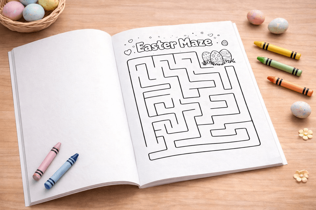 Easter Coloring Book for Toddlers | Printable Ages 3–6 preview