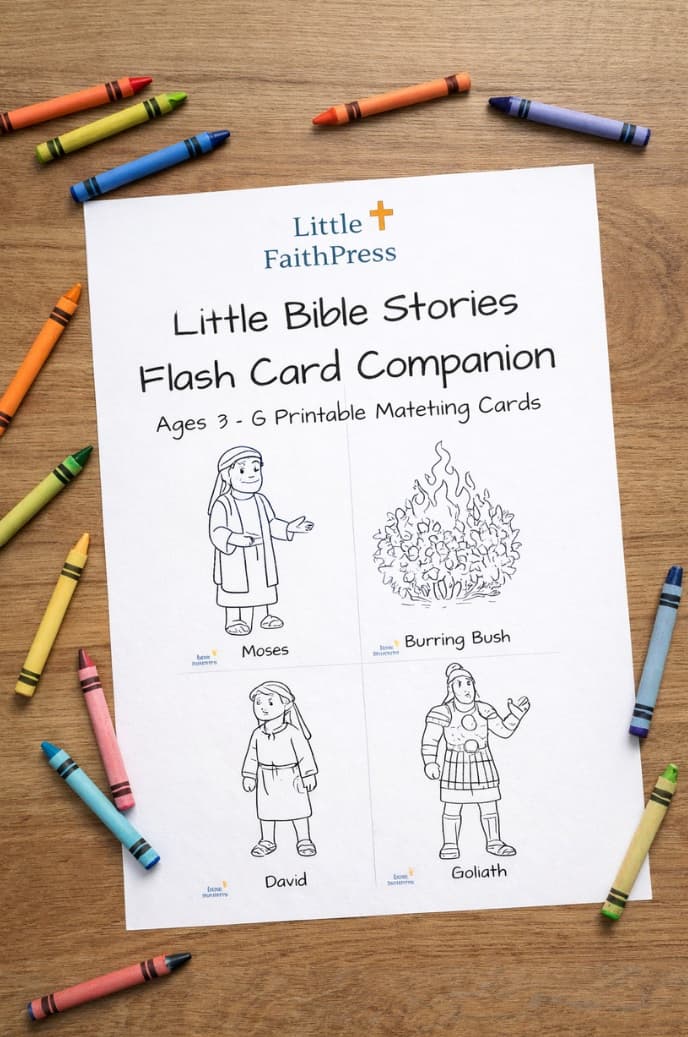 Little Bible Stories Flash Card Companion preview
